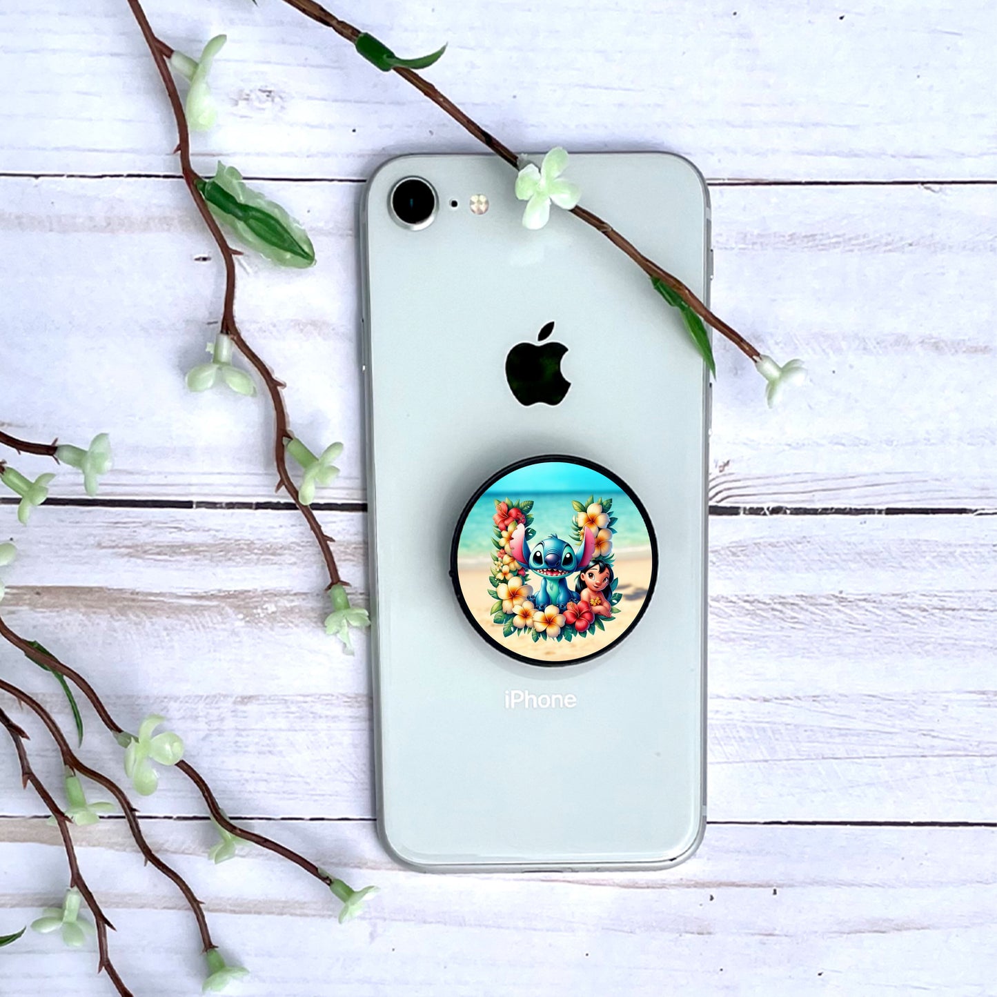 Stitch - Phone Grip "Tropiques" | Lettrage Phone Grip Disney Shop | Anylem Beauty U 