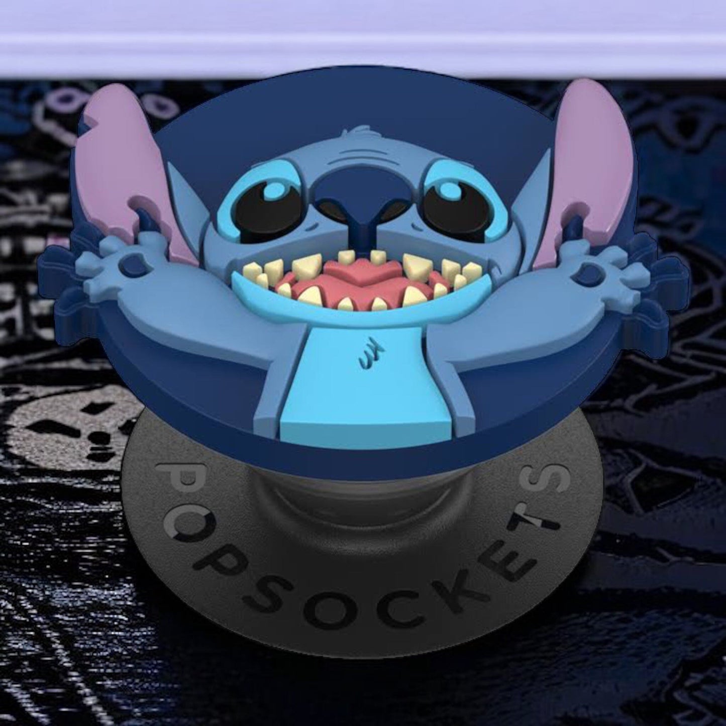 Stitch - PopGrip 3D Supports pour téléphones mobiles PopSockets 