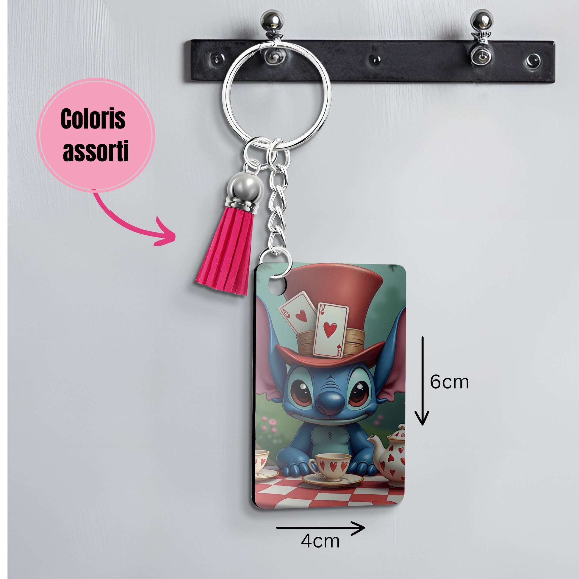 Stitch - Porte Clé avec prénom | In Wonderland Porte-clés Disney Shop | Anylem Beauty 