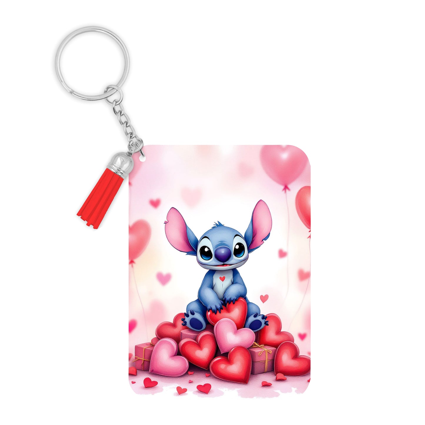 Stitch - Porte Clé avec prénom | St Valentin Porte-clés Disney Shop | Anylem Beauty 