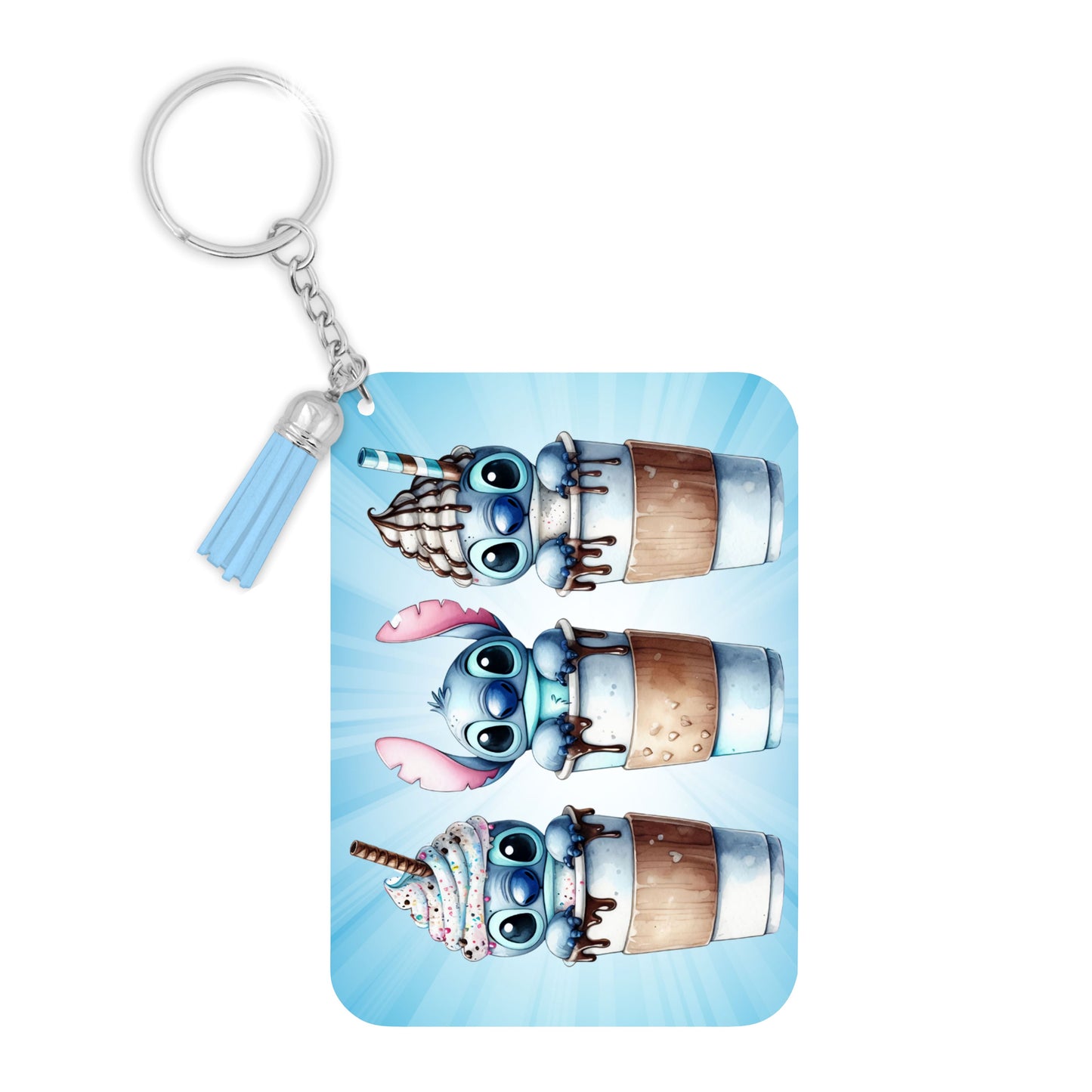 Stitch - Porte Clé avec prénom | Triple Milkshake Porte-clés Disney Shop | Anylem Beauty 