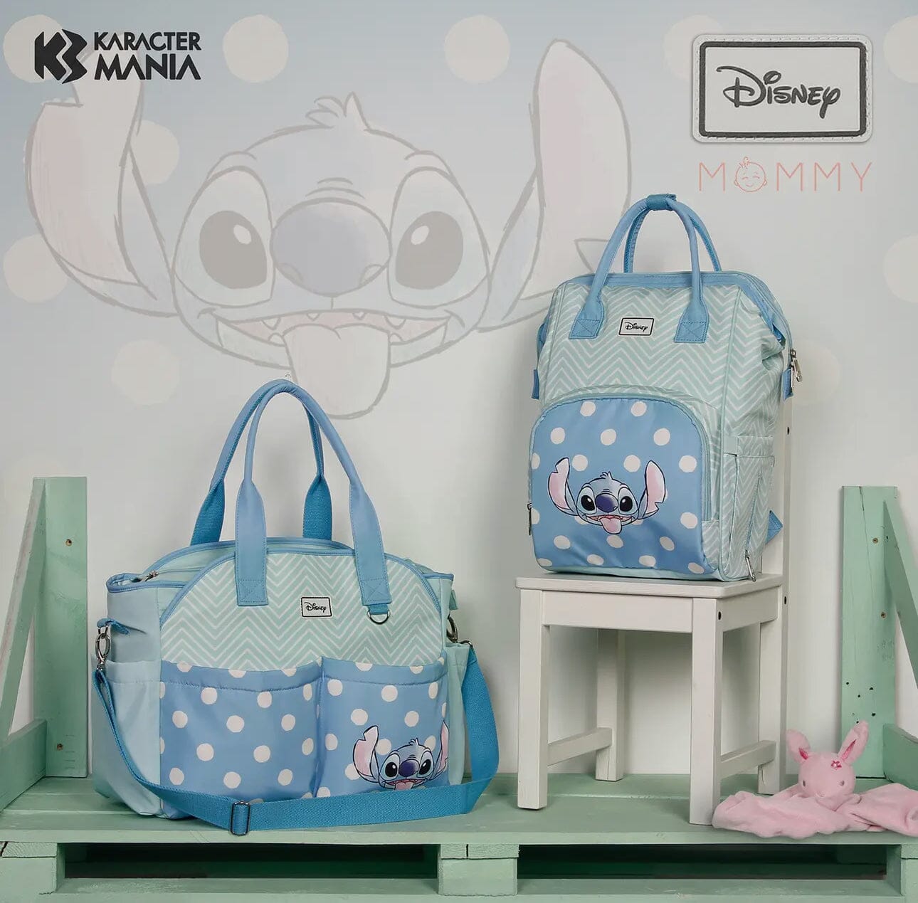 Stitch - Sac à dos / mains | Baby Mummy Sac à dos Karactermania 