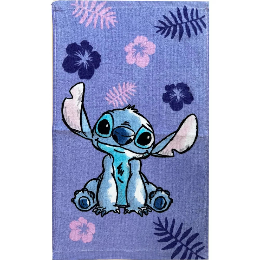 Stitch - Serviette / Torchon de mains 30x50cm Serviettes de Plage Disney Shop | Anylem Beauty 
