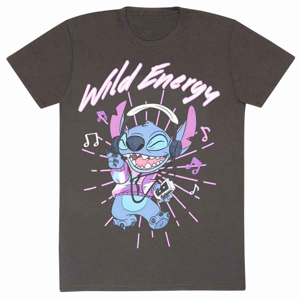 Stitch - T-shirt noir | Différentes tailles T-shirt Heroes Inc Europ 