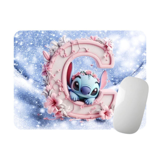 Stitch - Tapis de Souris "Hiver" | Lettrages Tapis de souris Disney Shop | Anylem Beauty C 