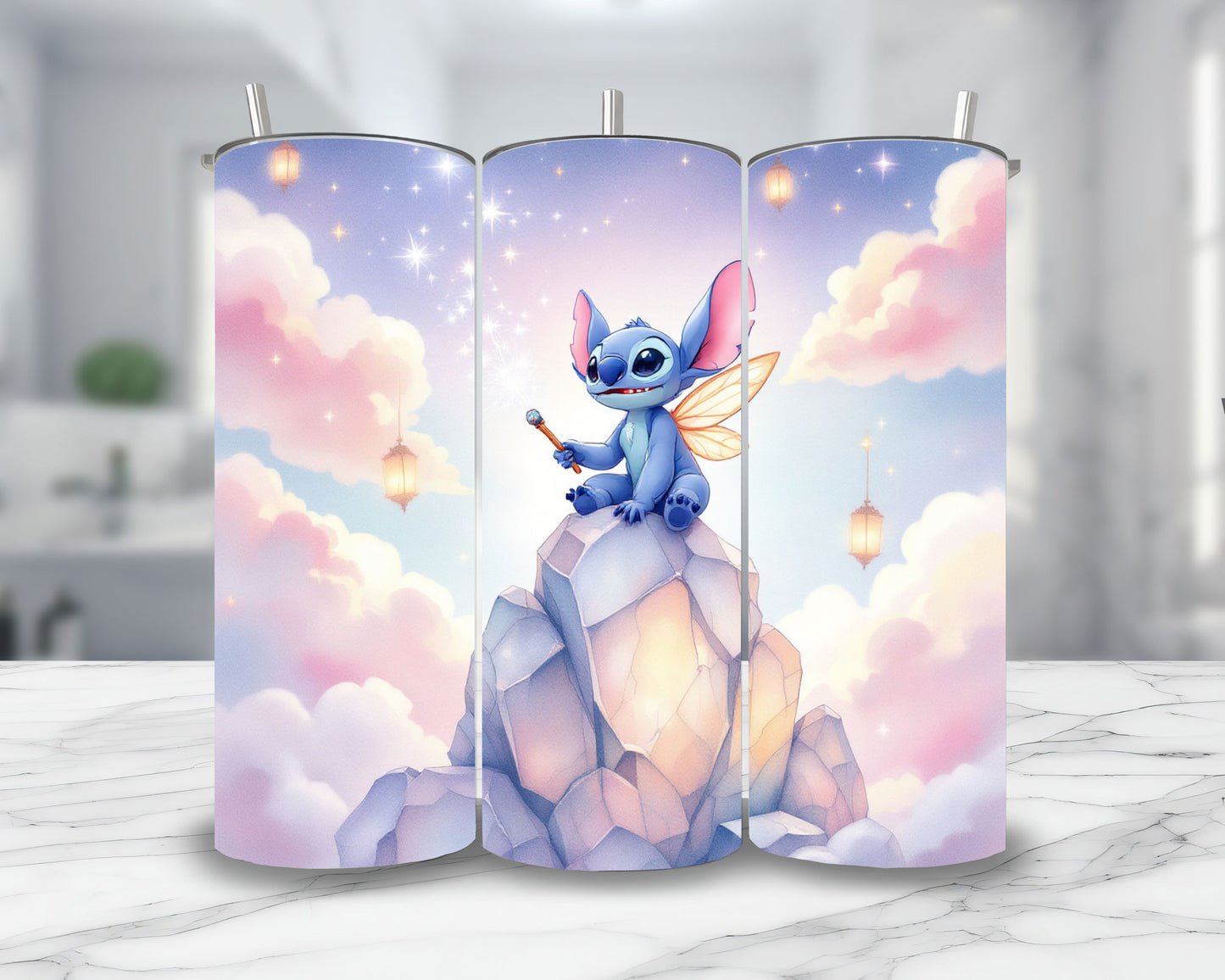 Stitch - Thermos en acier inoxydable 600ml | Féerique Thermos inoxydable Disney Shop | Anylem Beauty 