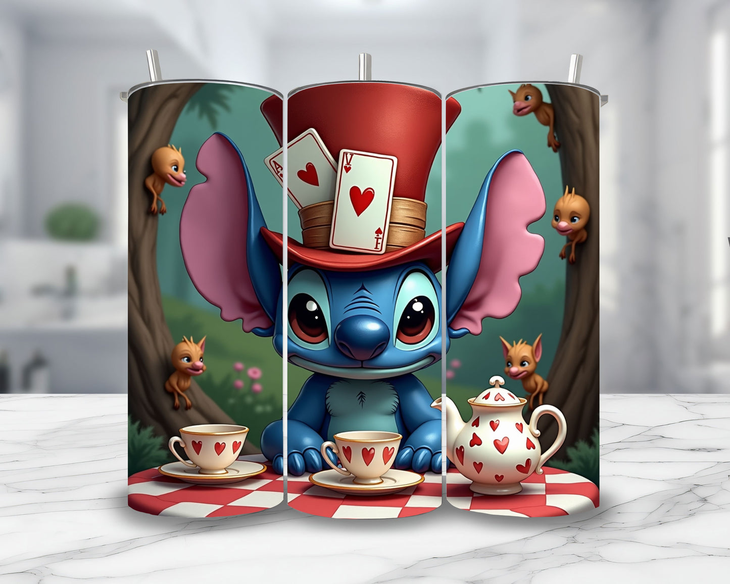 Stitch - Thermos en acier inoxydable 600ml | In Wonderland Thermos inoxydable Disney Shop | Anylem Beauty 