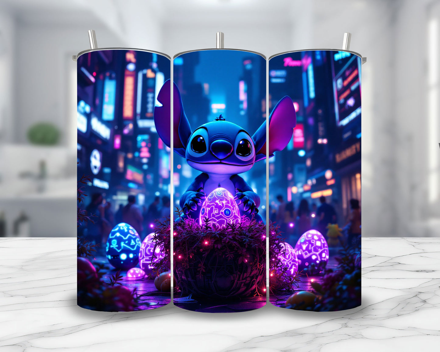 Stitch - Thermos en acier inoxydable 600ml | Pâques Thermos inoxydable Disney Shop | Anylem Beauty 