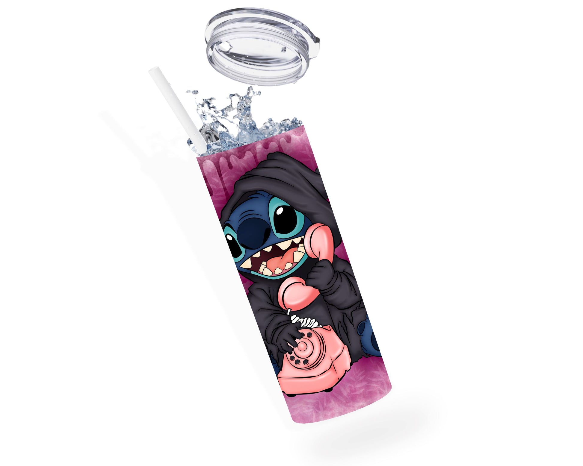 Stitch - Thermos en acier inoxydable 600ml | Phone Thermos inoxydable Disney Shop | Anylem Beauty 