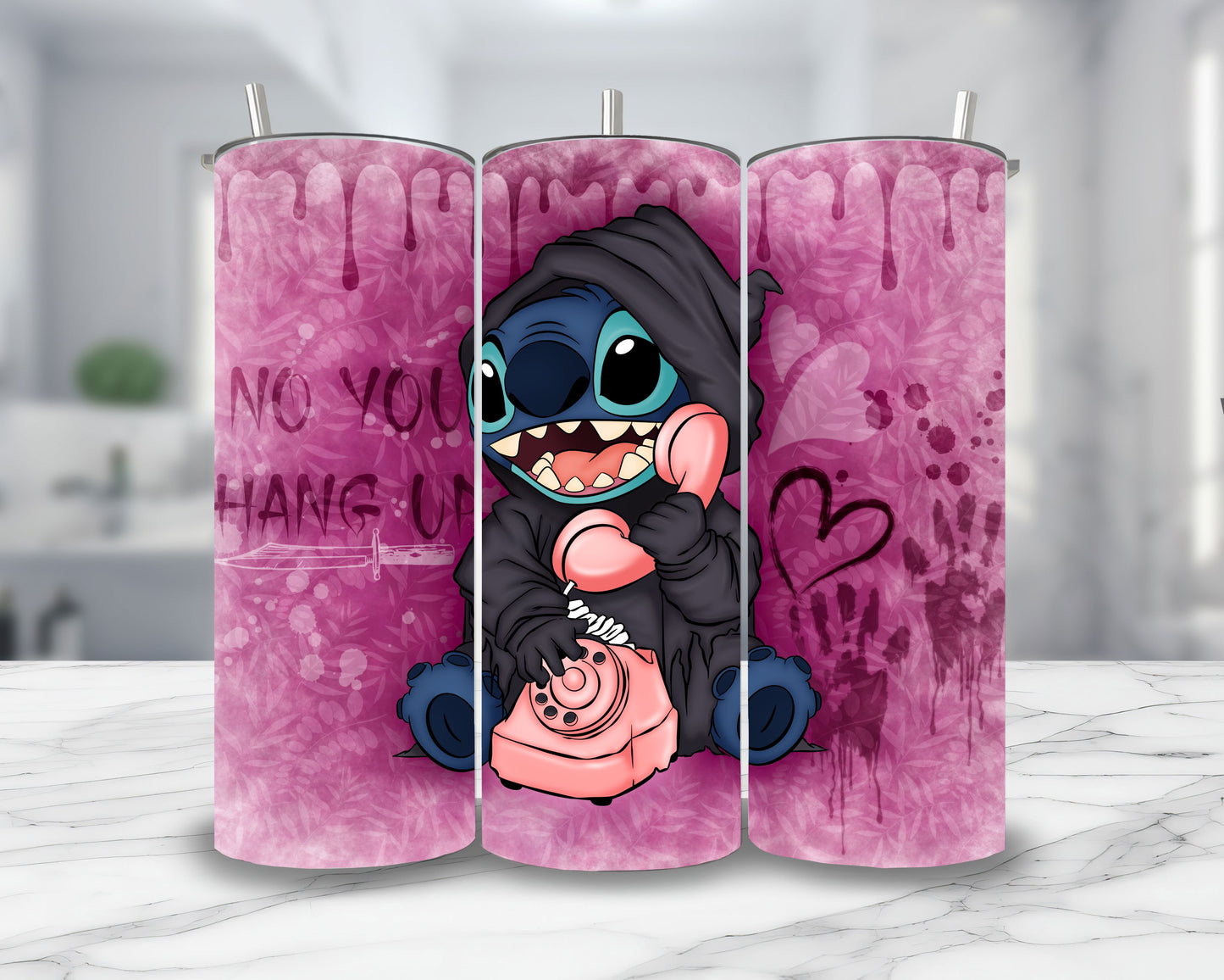 Stitch - Thermos en acier inoxydable 600ml | Phone Thermos inoxydable Disney Shop | Anylem Beauty 