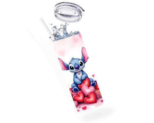 Stitch - Thermos en acier inoxydable 600ml | St Valentin Thermos inoxydable Disney Shop | Anylem Beauty 