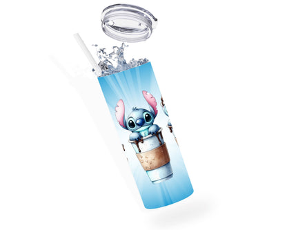 Stitch - Thermos en acier inoxydable 600ml | Triple Milkshake Thermos inoxydable Disney Shop | Anylem Beauty 