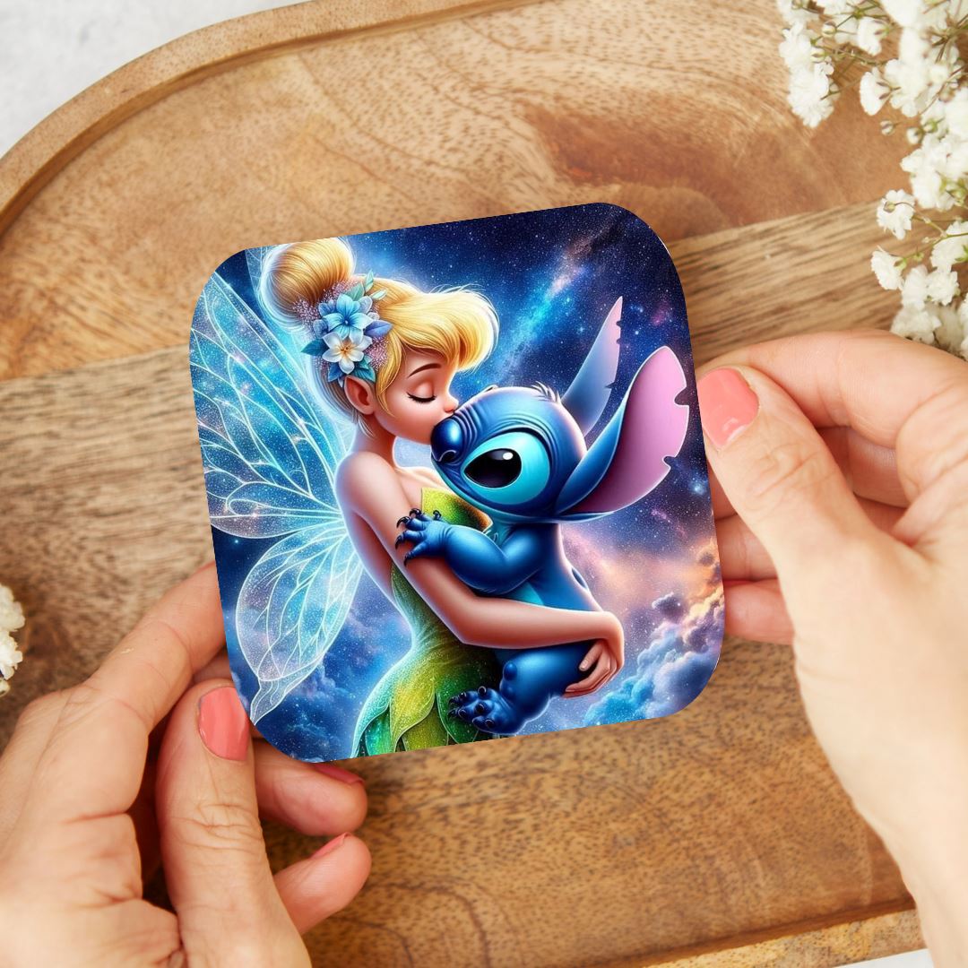 Stitch x Clochette - Dessous de verre Dessous de verres Disney Shop | Anylem Beauty 