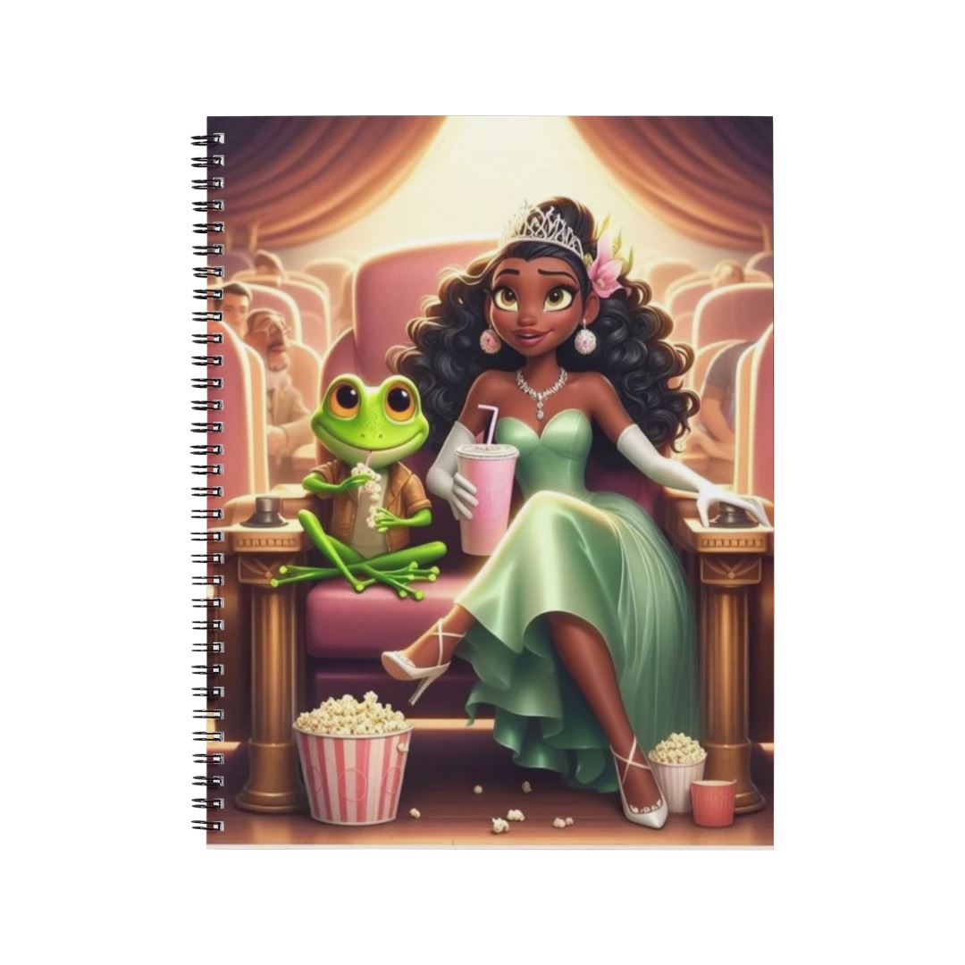 Tiana - Carnet spirale A5 | Cinéma Carnets et bloc-notes Disney Shop | Anylem Beauty 