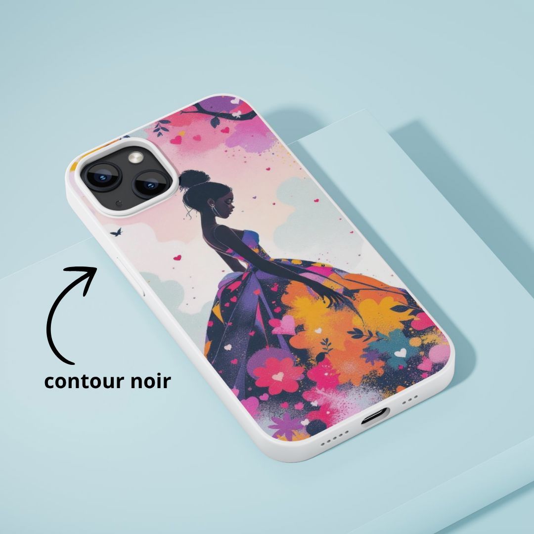 Tiana - Personnalisation | Aquarelle Personnalisation Disney Shop | Anylem Beauty Coque de téléphone 
