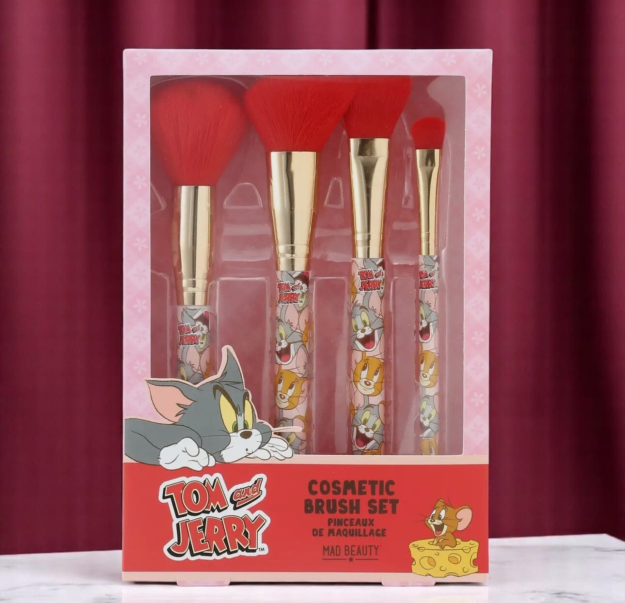 Tom & Jerry - LOT Fards à paupières + Kit pinceaux Palettes Fards à Paupières Disney Shop | Anylem Beauty 