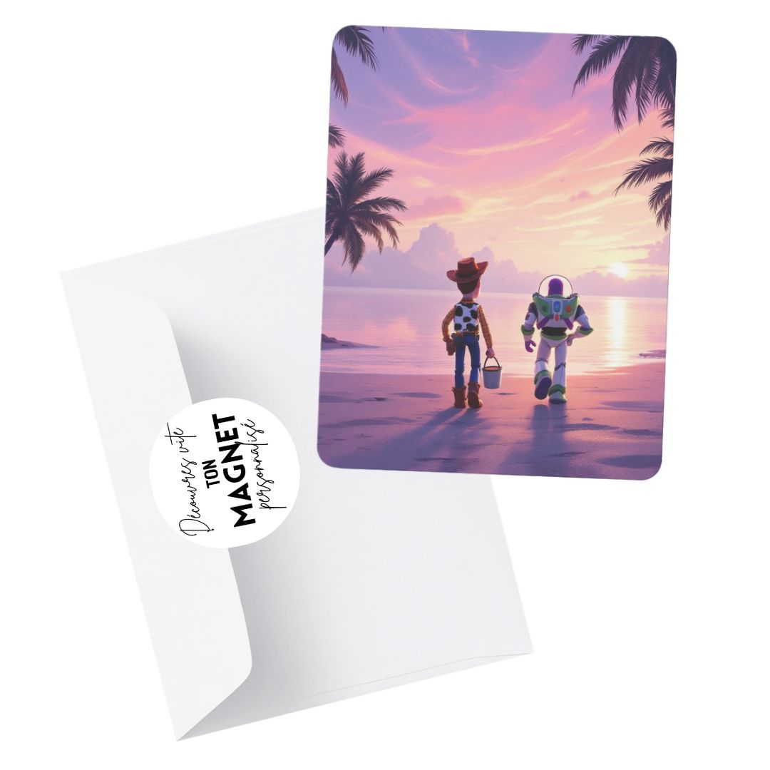 Toy Story - Personnalisation | Couché de soleil Personnalisation Disney Shop | Anylem Beauty Magnet 