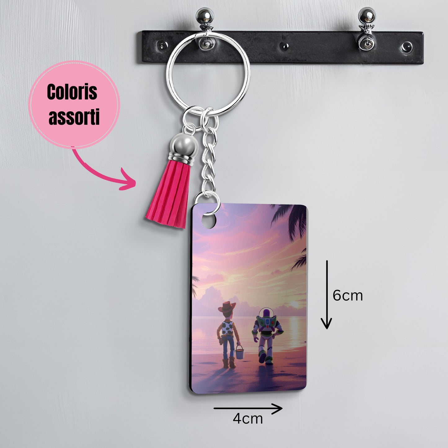 Toy Story - Personnalisation | Couché de soleil Personnalisation Disney Shop | Anylem Beauty Porte clé 