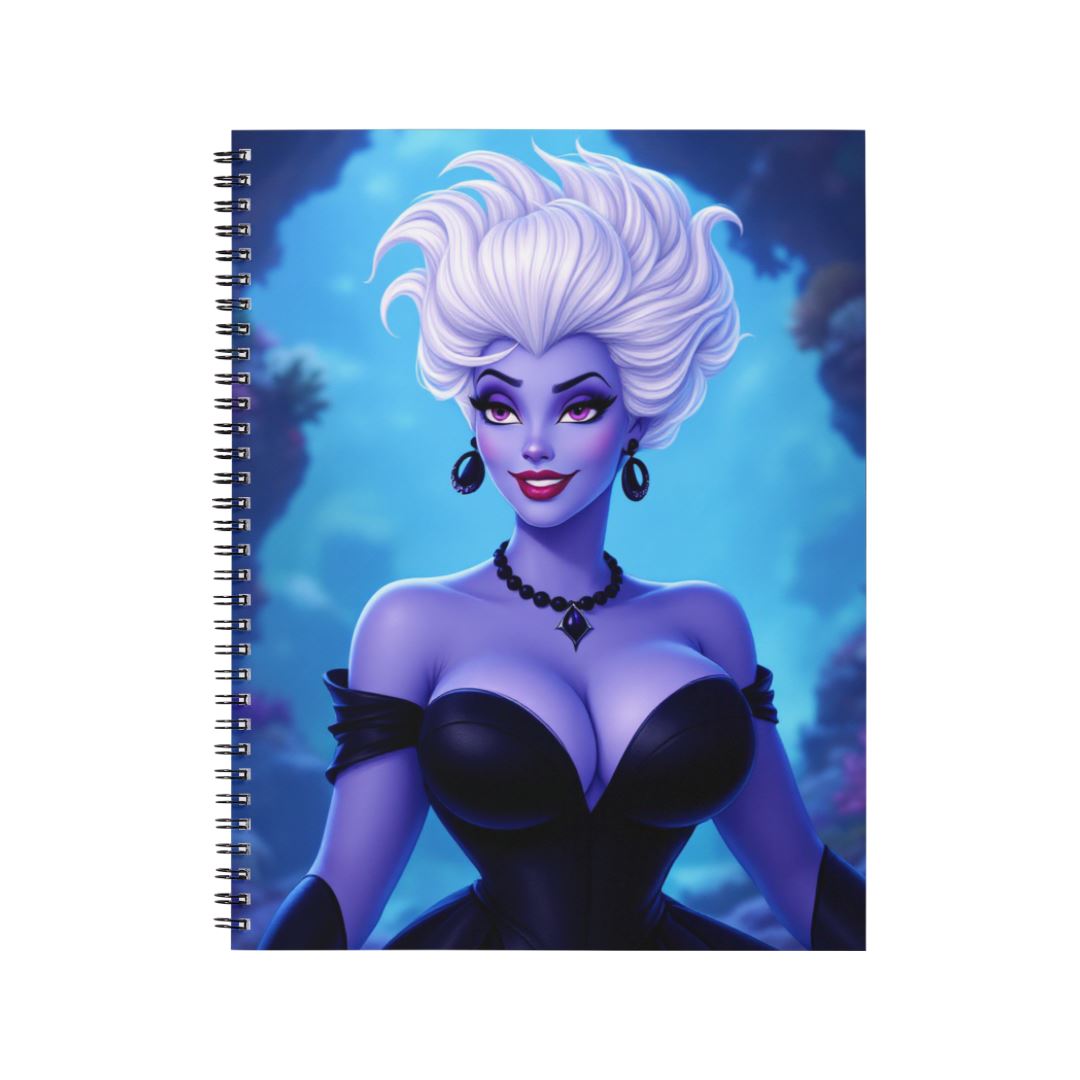 Ursula - Carnet spirale A5 Carnets et bloc-notes Disney Shop | Anylem Beauty 