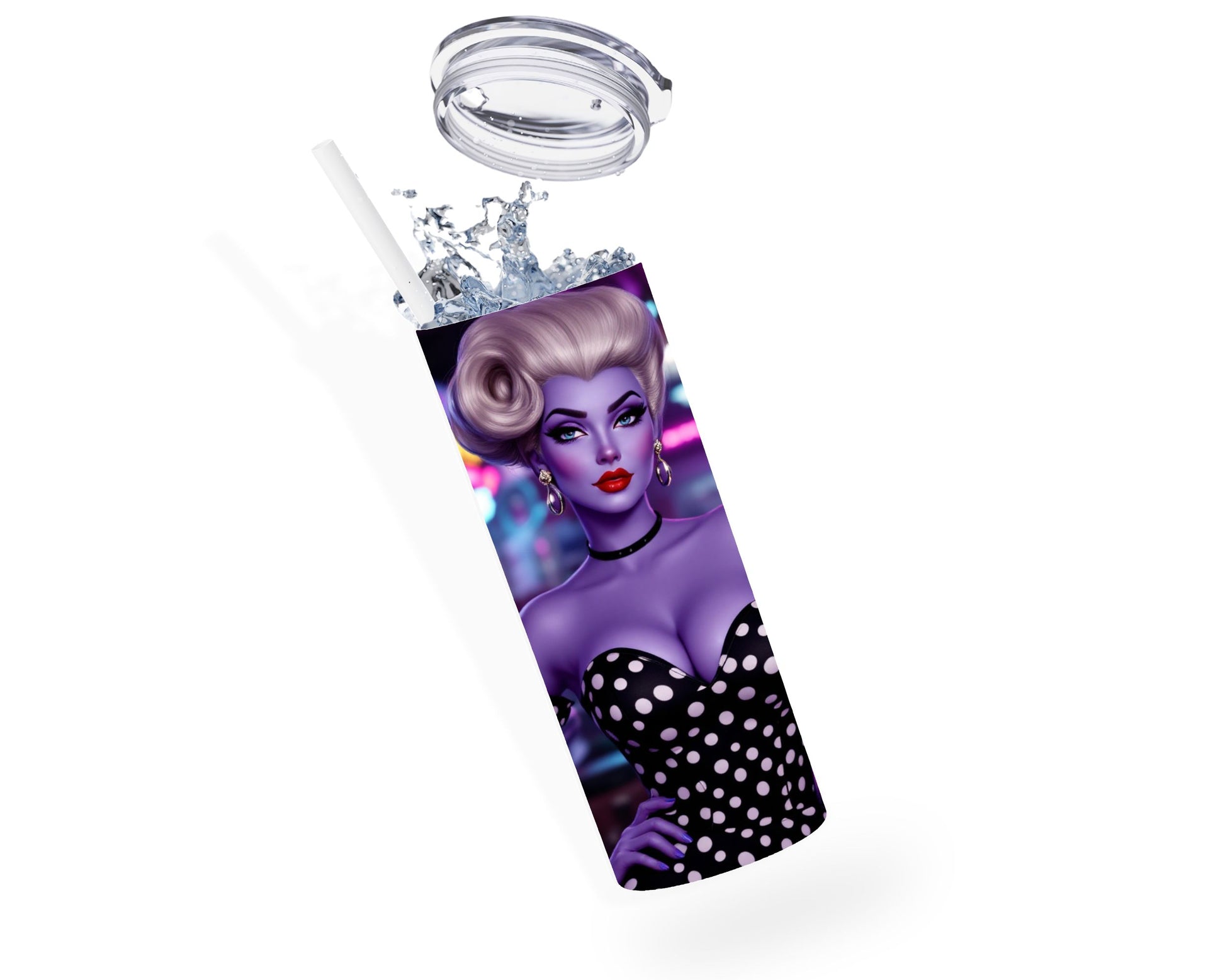 Ursula - Thermos en acier inoxydable 600ml | Rockabilly Thermos inoxydable Disney Shop | Anylem Beauty 