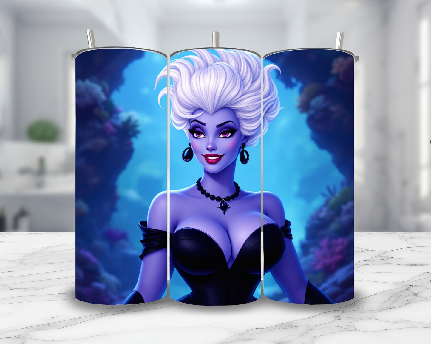 Ursula - Thermos en acier inoxydable 600ml Thermos inoxydable Disney Shop | Anylem Beauty 