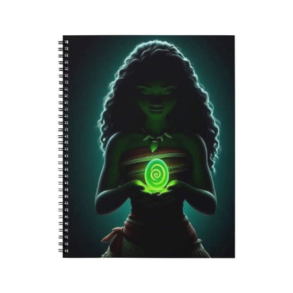 Vaiana - Carnet spirale A5 | Darkness Carnets et bloc-notes Disney Shop | Anylem Beauty 