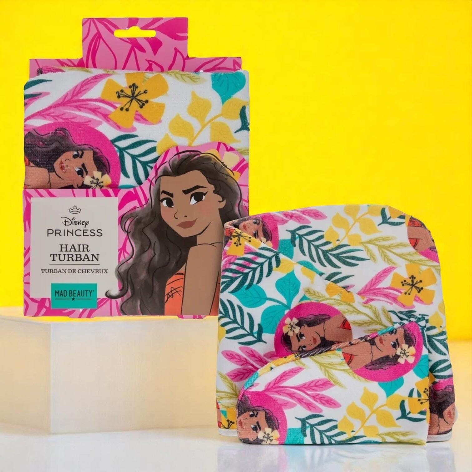 Vaiana - LOT DE 2 serviettes pour cheveux Brosses à Cheveux Disney Shop | Anylem Beauty 