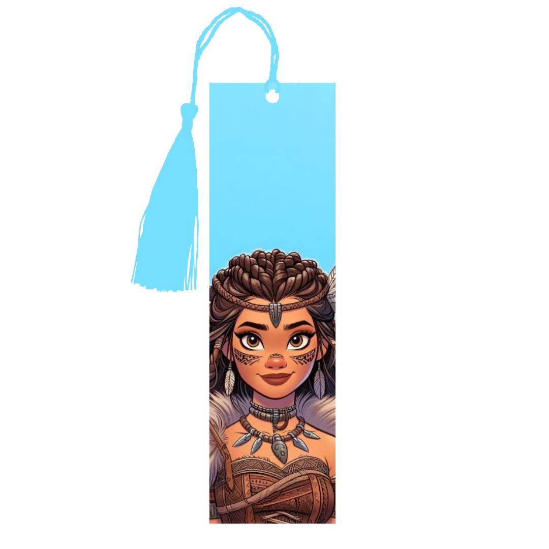 Vaiana - Marque-Pages avec prénom | Viking Marque-page Disney Shop | Anylem Beauty 