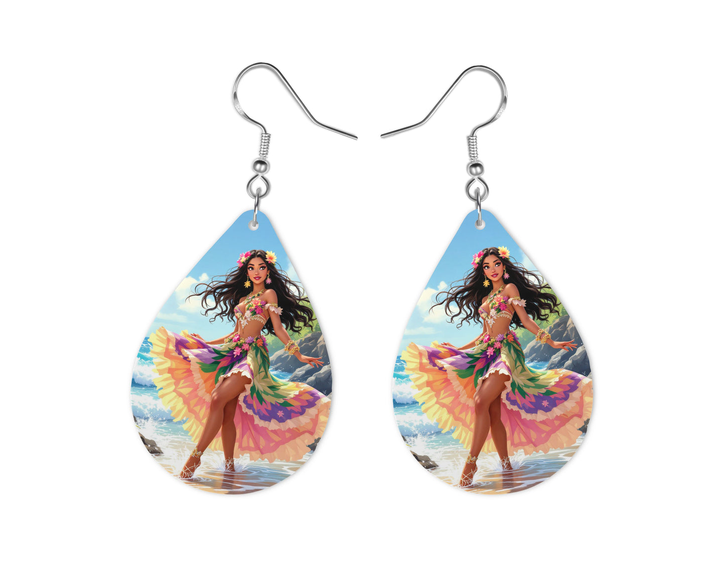 Vaiana - Personnalisation | Danseuse Personnalisation Disney Shop | Anylem Beauty Boucle d’oreilles 