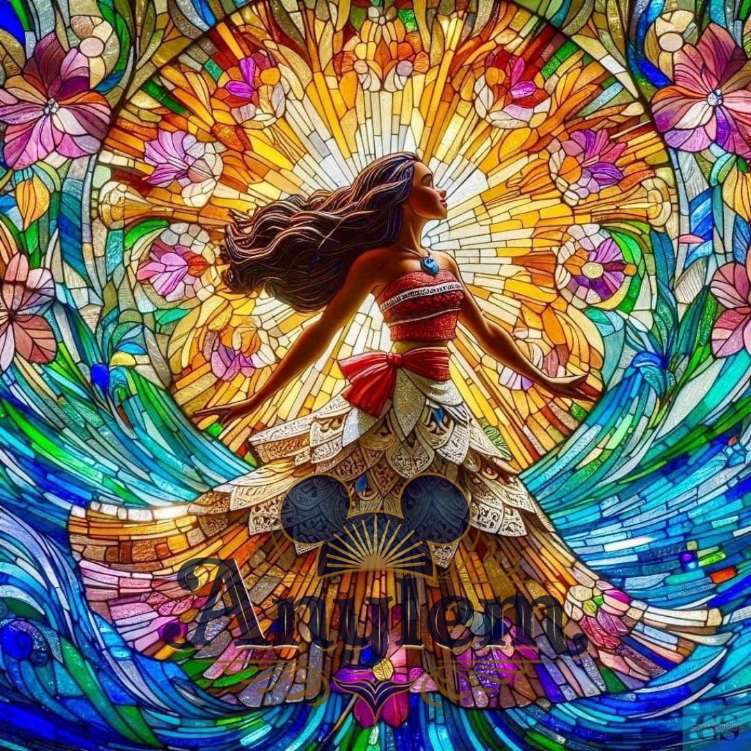 Vaiana - Personnalisation | Vitraux Personnalisation Disney Shop | Anylem Beauty 