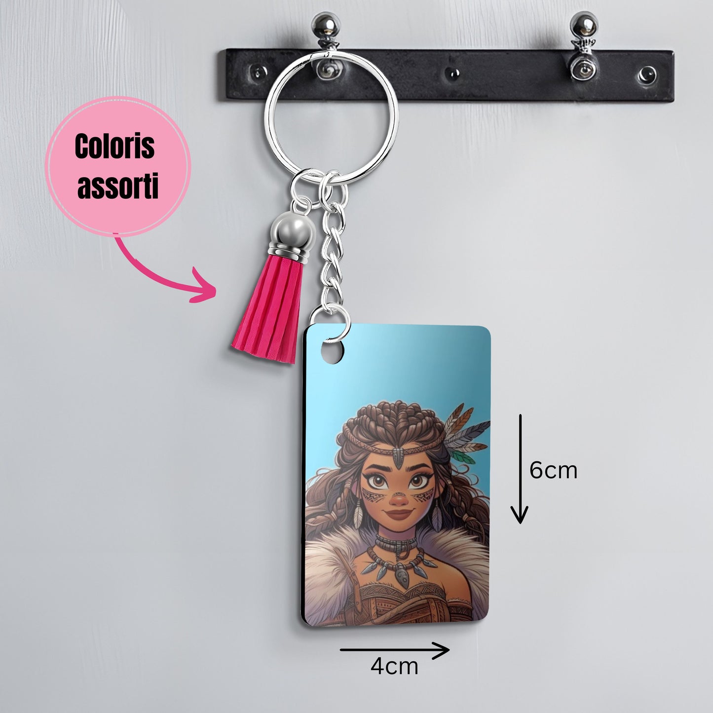 Vaiana - Porte Clé avec prénom | Viking Porte-clés Disney Shop | Anylem Beauty 