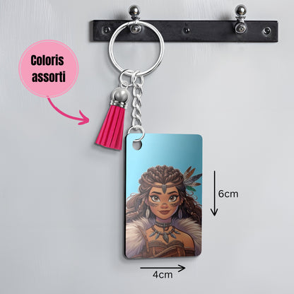 Vaiana - Porte Clé avec prénom | Viking Porte-clés Disney Shop | Anylem Beauty 