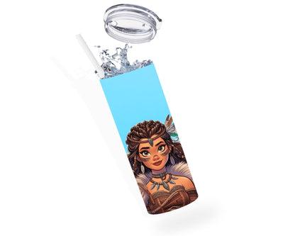 Vaiana - Thermos en acier inoxydable 600ml | Viking Thermos inoxydable Disney Shop | Anylem Beauty 