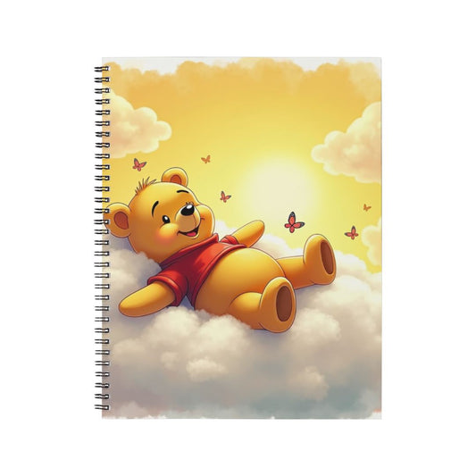 Winnie - Carnet spirale A5 | Nuage de miel Carnets et bloc-notes Disney Shop | Anylem Beauty 