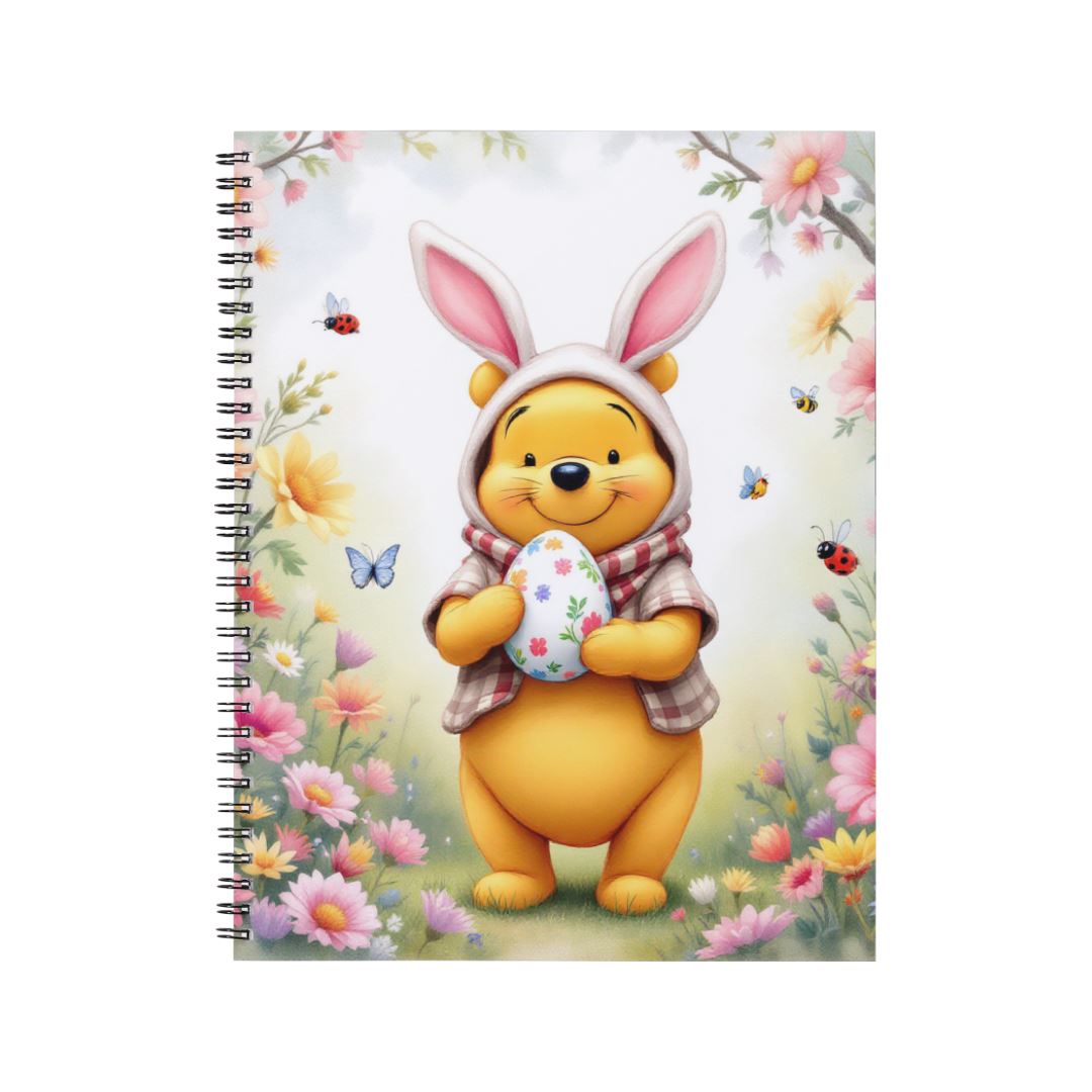 Winnie - Carnet spirale A5 | Pâques Carnets et bloc-notes Disney Shop | Anylem Beauty 