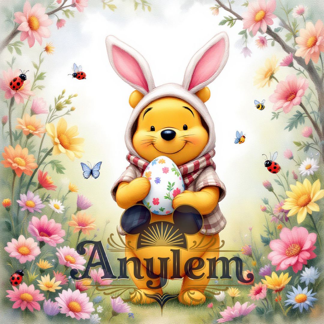 Winnie - Personnalisation | Pâques Personnalisation Disney Shop | Anylem Beauty 