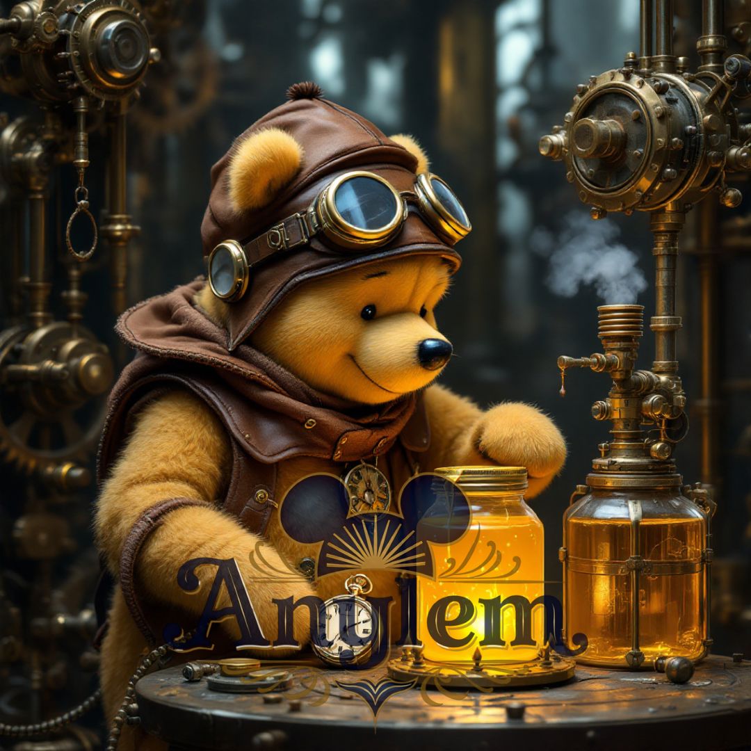 Winnie - Personnalisation | Steampunk Personnalisation Disney Shop | Anylem Beauty 