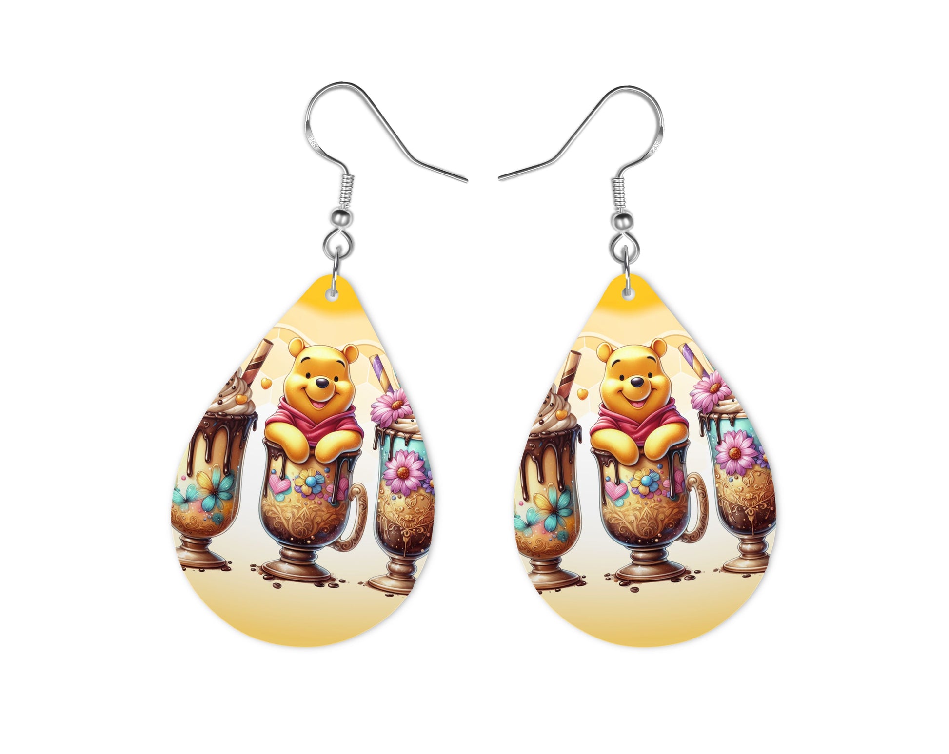 Winnie - Personnalisation | Triple Milkshake Personnalisation Disney Shop | Anylem Beauty Boucle d’oreilles 