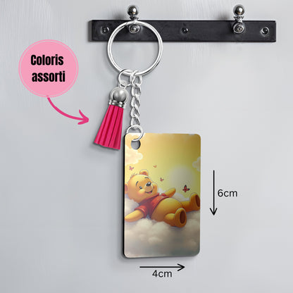 Winnie - Porte Clé avec prénom | Nuage de miel Porte-clés Disney Shop | Anylem Beauty 