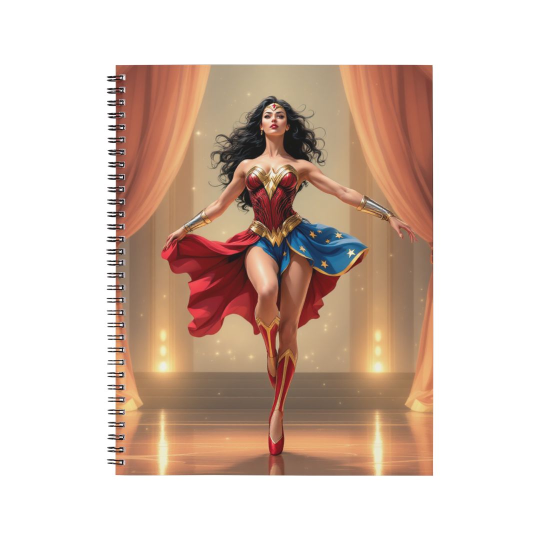 Wonder Woman - Personnalisation | Danseuse Personnalisation Disney Shop | Anylem Beauty Carnet de notes A5 